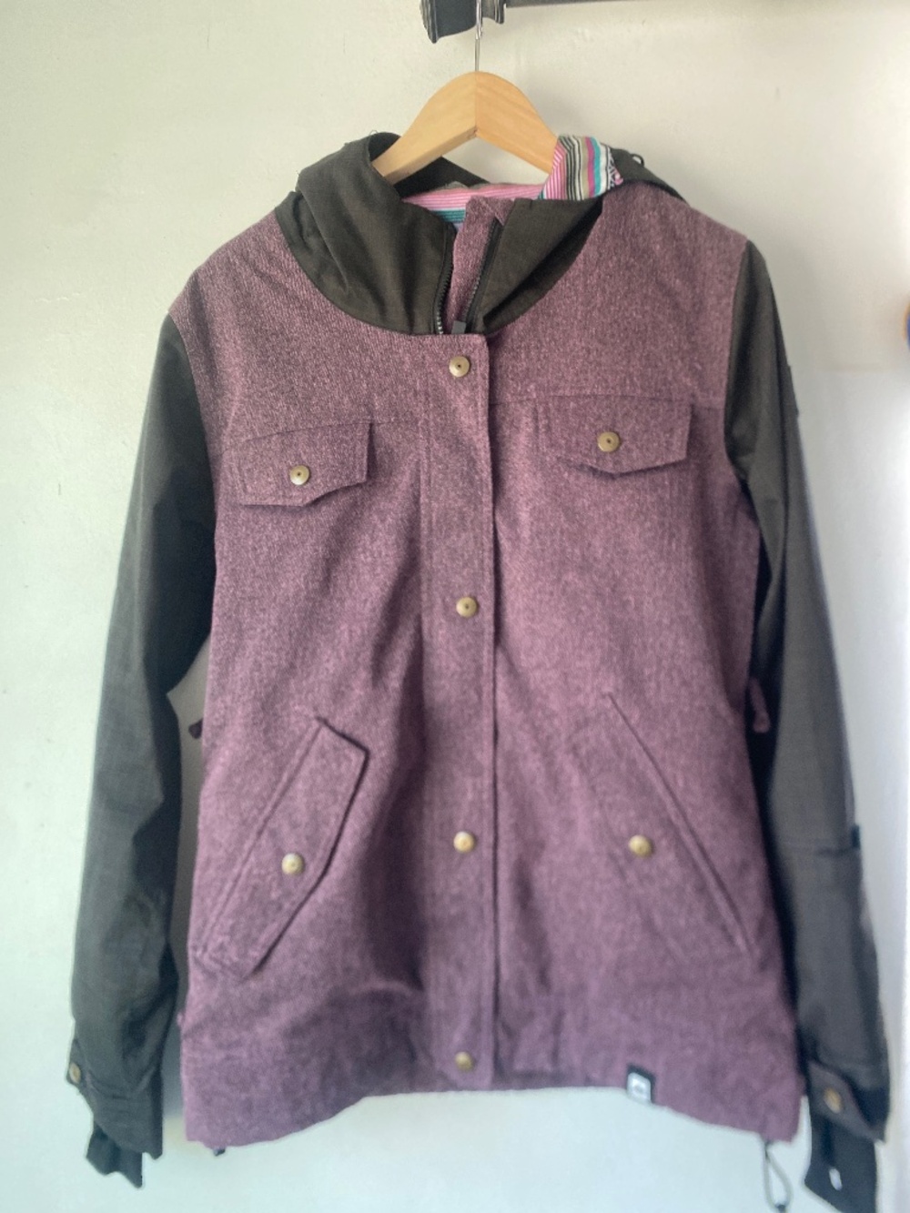 Ride Snowboards S 10K Waterproof Hooded Jacket